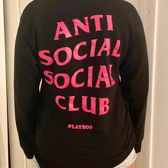 ❌SOLD❌ ASSC x playboy pullover hoodie - Picture 4 of 9